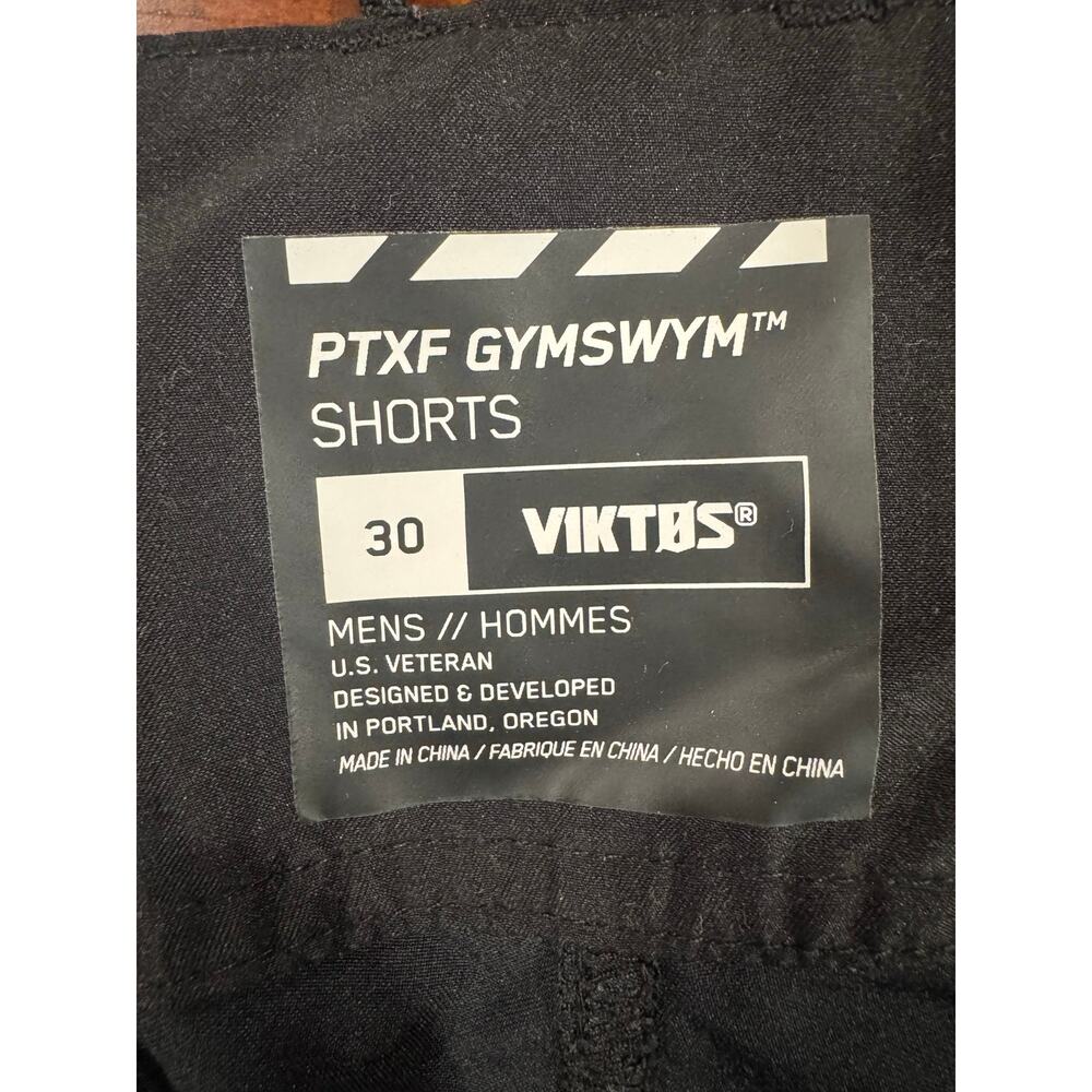 Viktos Ptxf Gymswym Men Black Utility Quick Dry Swim Short Size 30 10” Inseam - Picture 6 of 9